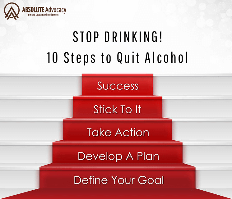 10 Steps to Help You Quit Alcohol