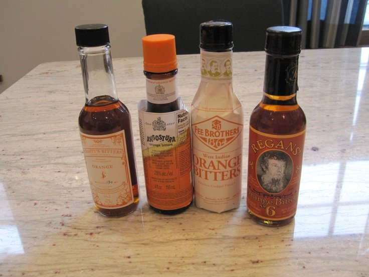 4 brands of orange bitters. which do you think was best ...