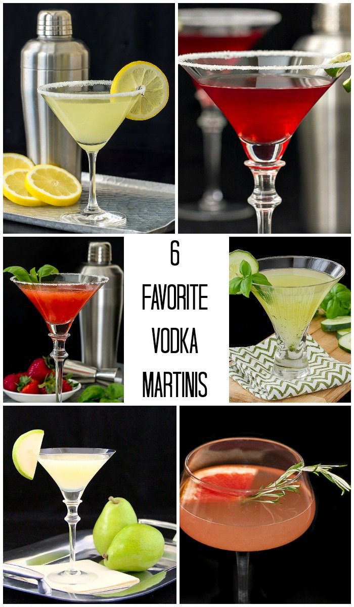 6 Favorite Vodka Martinis