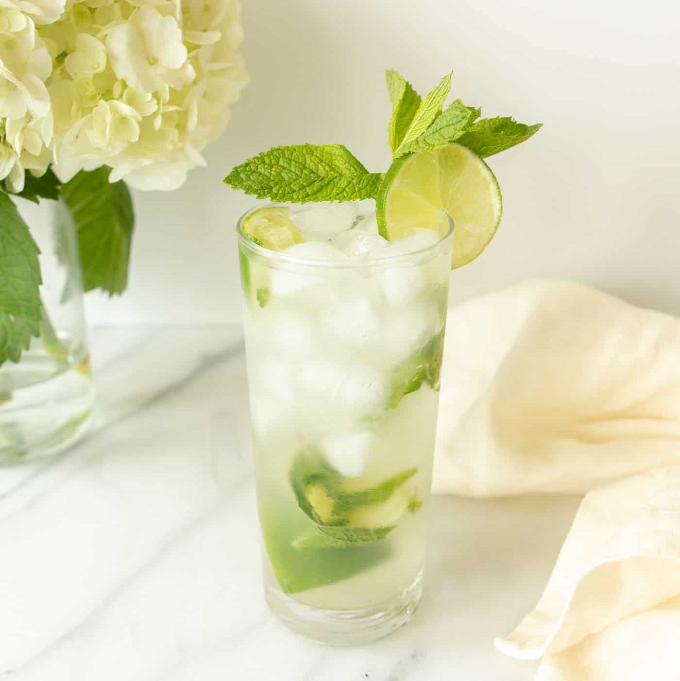 A Vodka Mojito is a simple summer cocktail made with fresh mint, lime ...