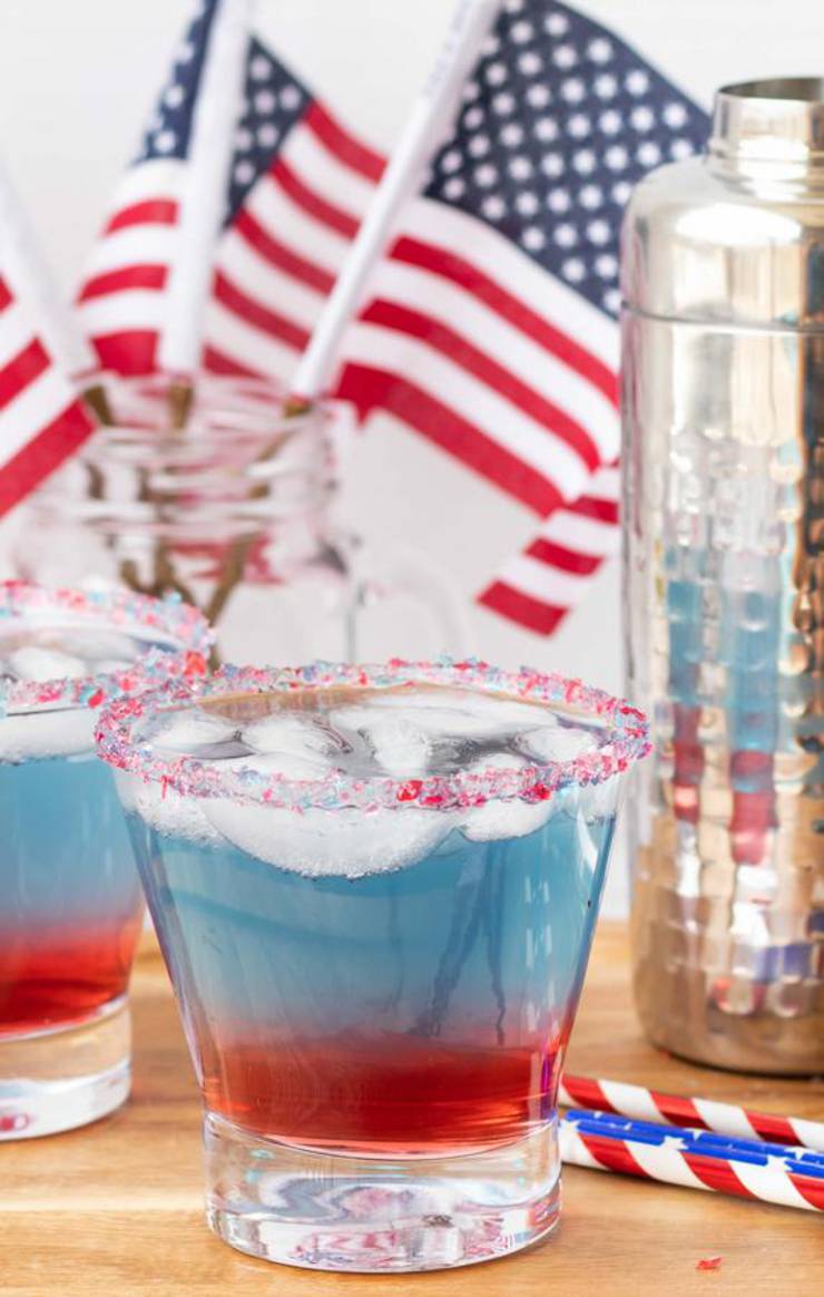 Alcoholic Drinks  BEST Vodka Red White And Blue Layered Cocktail ...