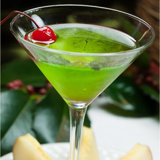 Appletini:)......goes well with hot tubs :)
