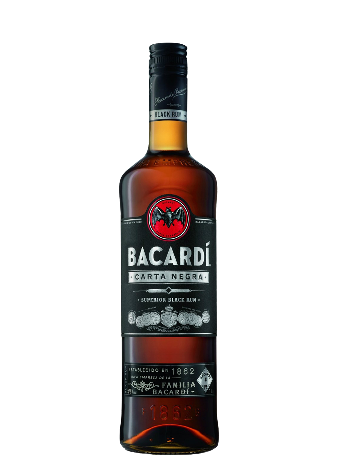 Bacardi Black Rum 1 Ltr