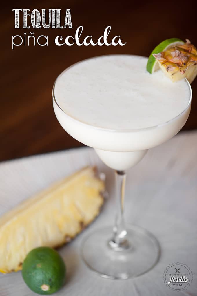 Blended Tequila Pina Colada
