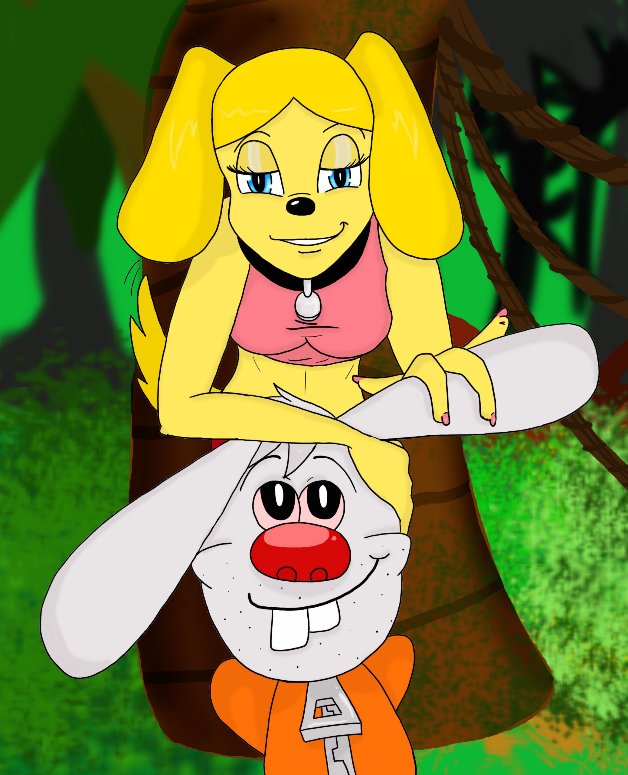 Brandy and Mr. Whiskers by Veronyak on DeviantArt