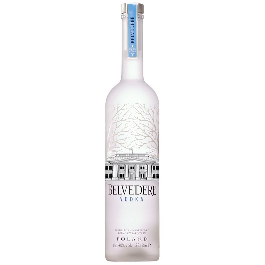 Buy Belvedere `Pure` Vodka (6 x 1.75L Illumination Bottle), Poland ...