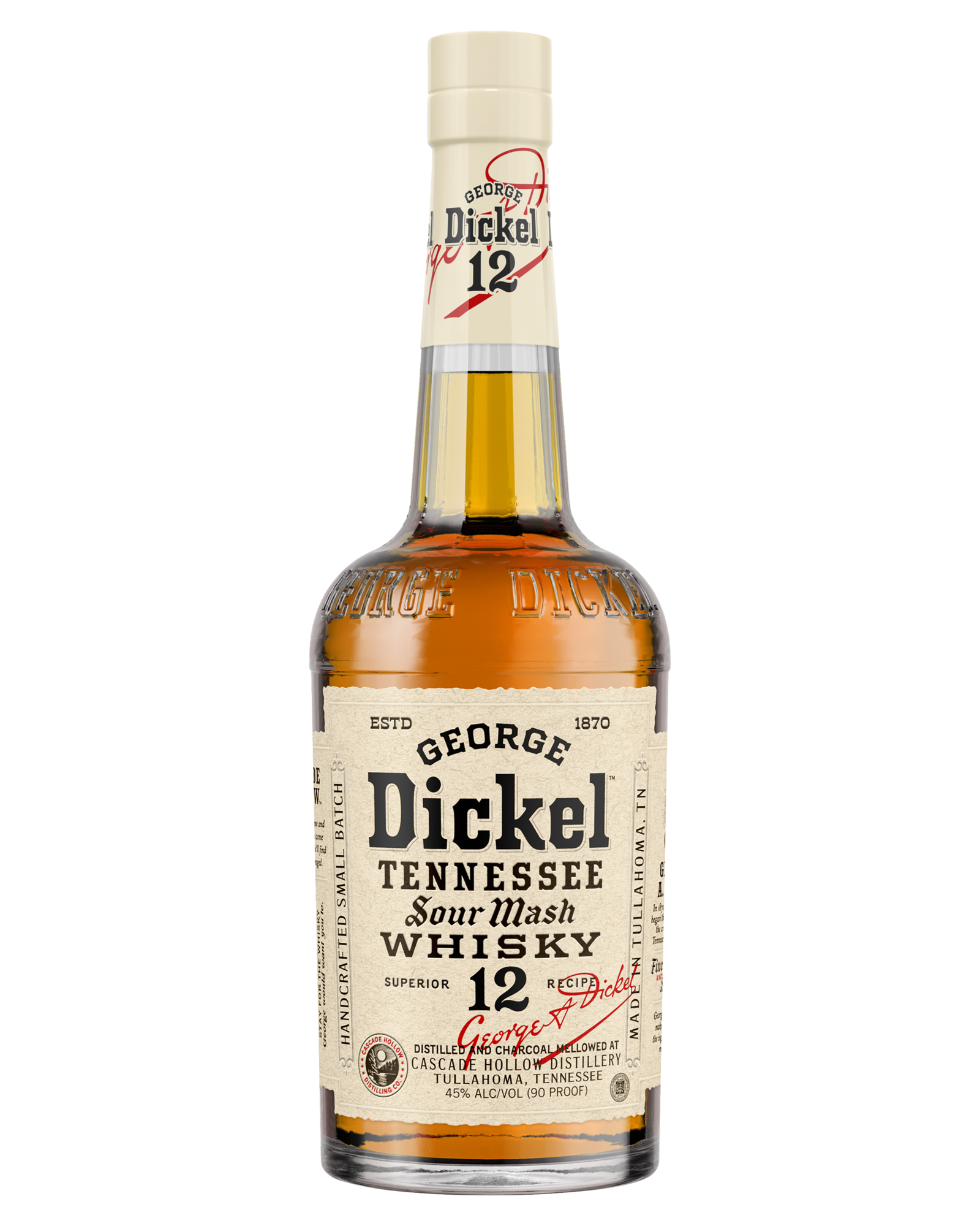 Buy George Dickel Superior No. 12 Tennessee Whisky 750mL ...