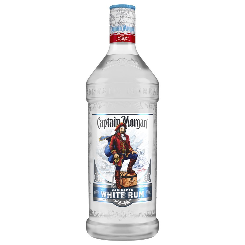 Captain Morgan White Rum, 1.75 L (80 Proof)