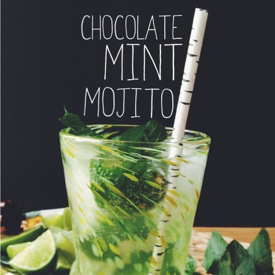 chocolate mint mojito time