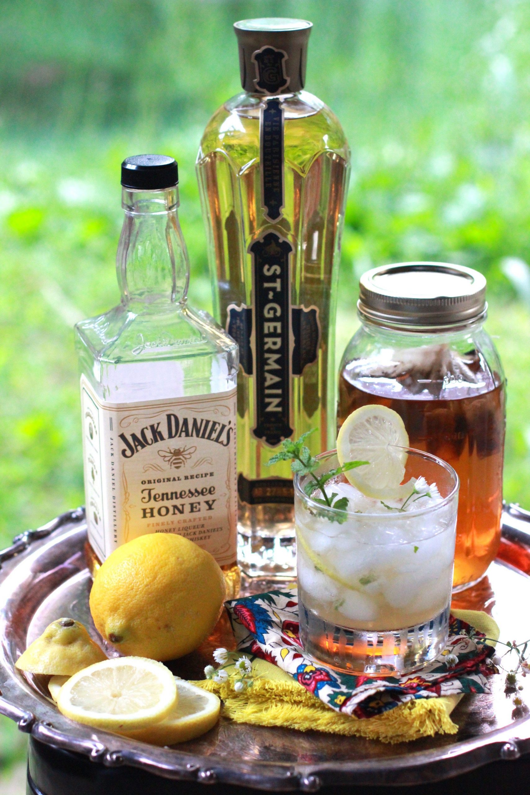 Elderflower Honey Whiskey Cocktail