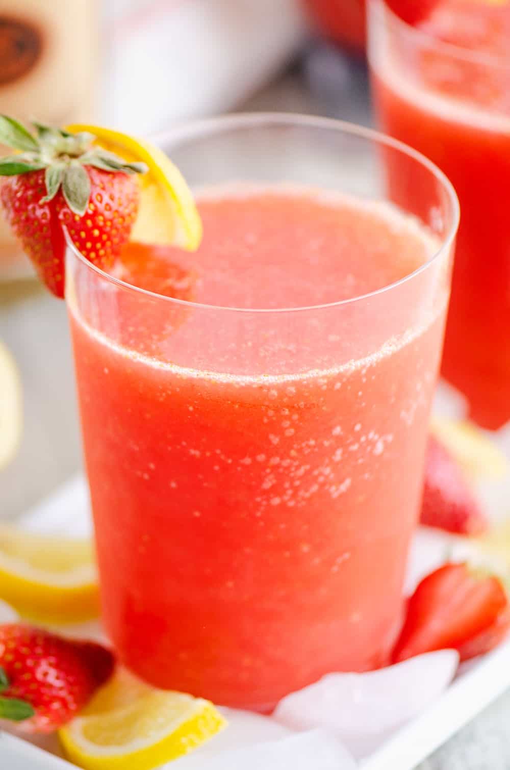 Frozen Strawberry Vodka Lemonade