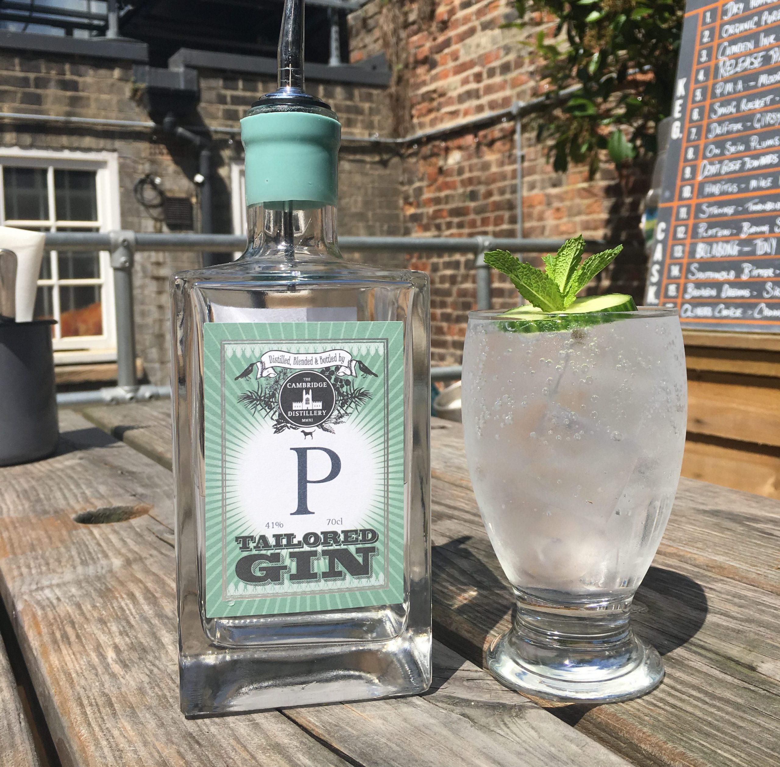 Gin made from peas?