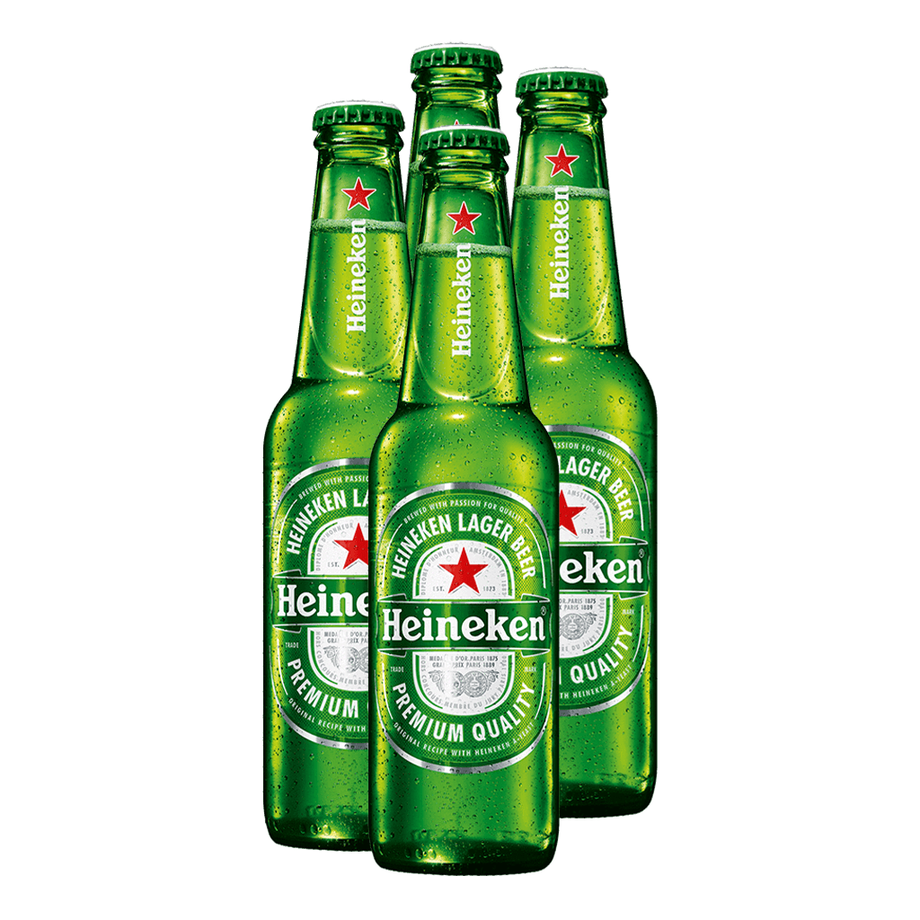 Heineken 330ml Bundle of 4 Bottles