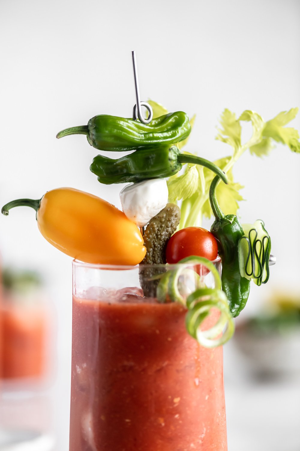 homemade bloody mary mix: hot and spicy