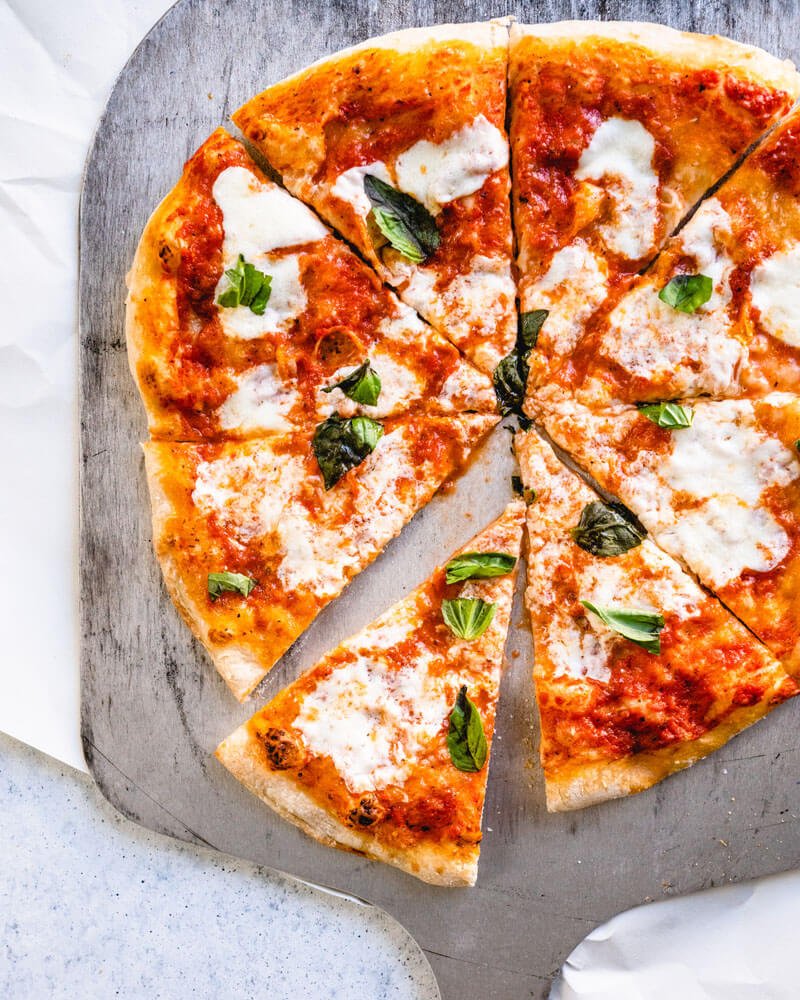 Homemade Margherita Pizza (Secrets for perfect dough &  sauce!)