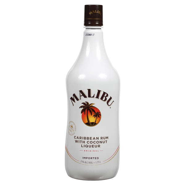 how many calories in a bottle of malibu coconut rum