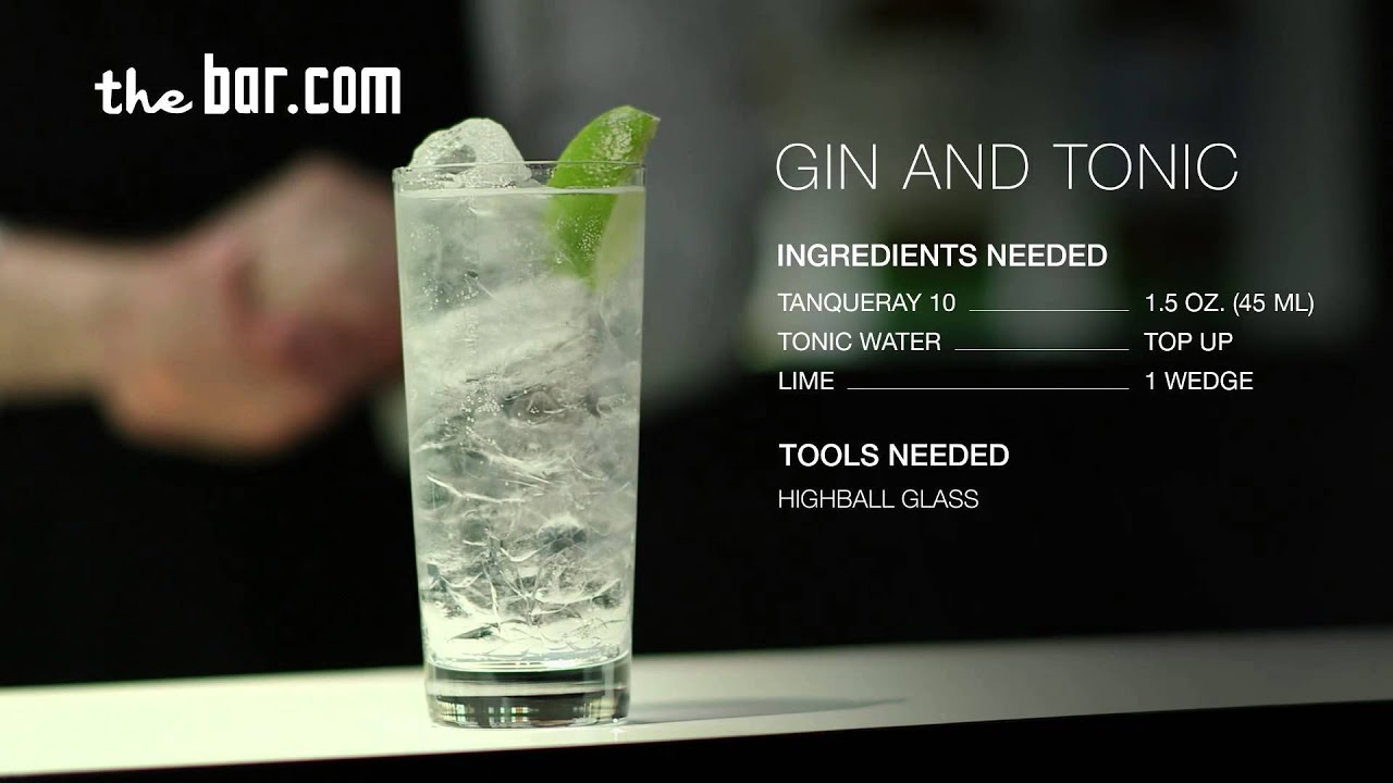 How to make a Gin &  Tonic