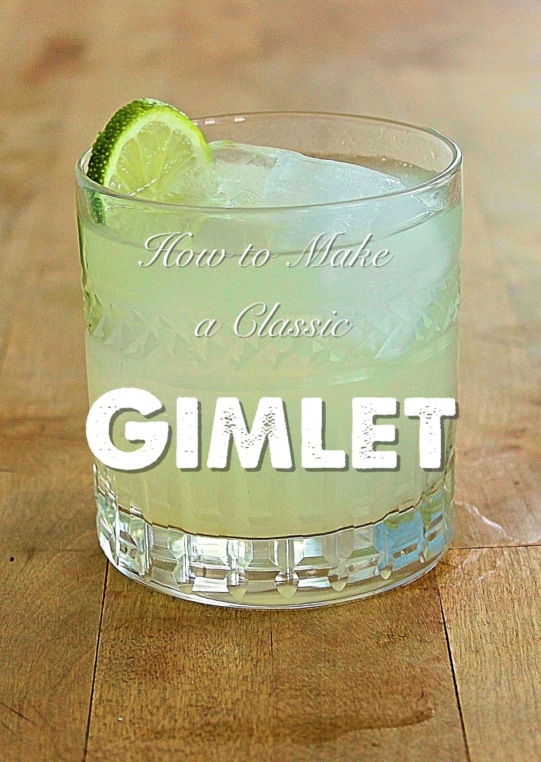 How to make a perfect Gimlet cocktail.