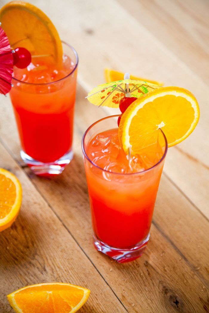 how to make a tequila sunrise