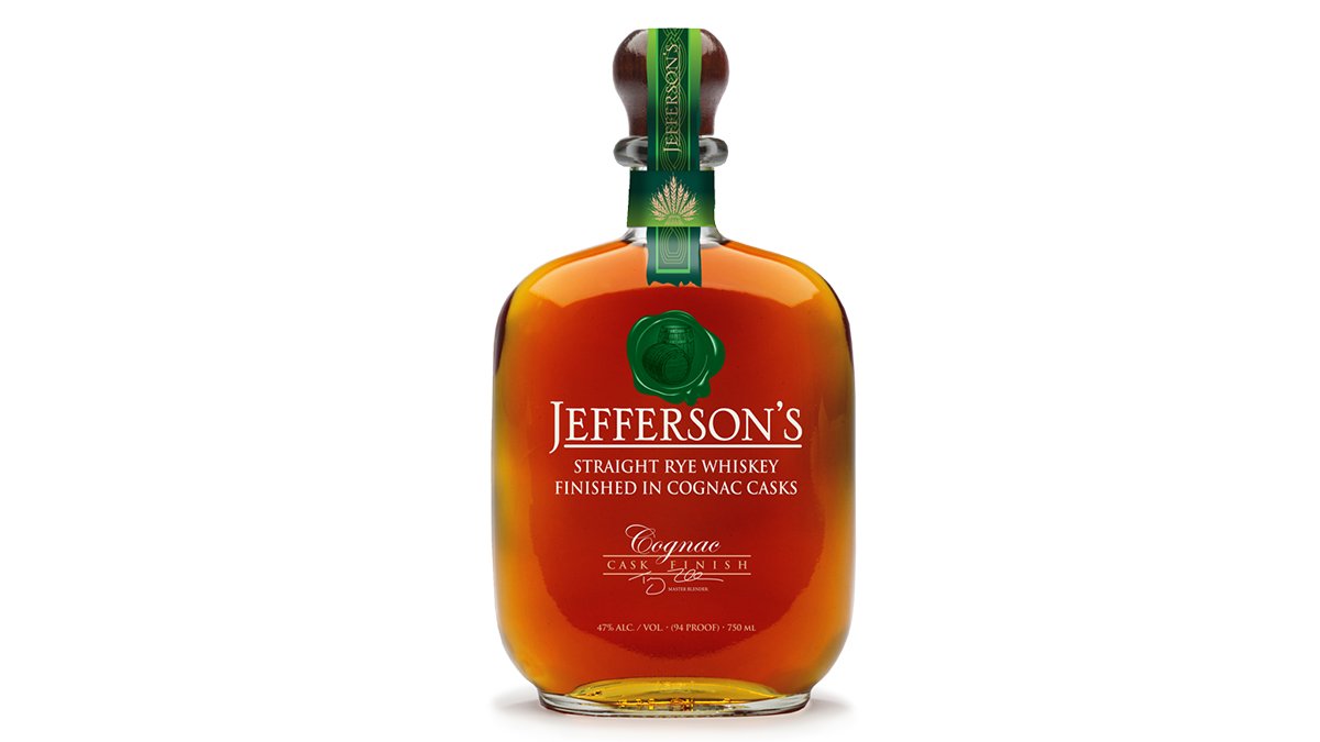 Jeffersons Releases Rye Cognac Cask Finish Whiskey