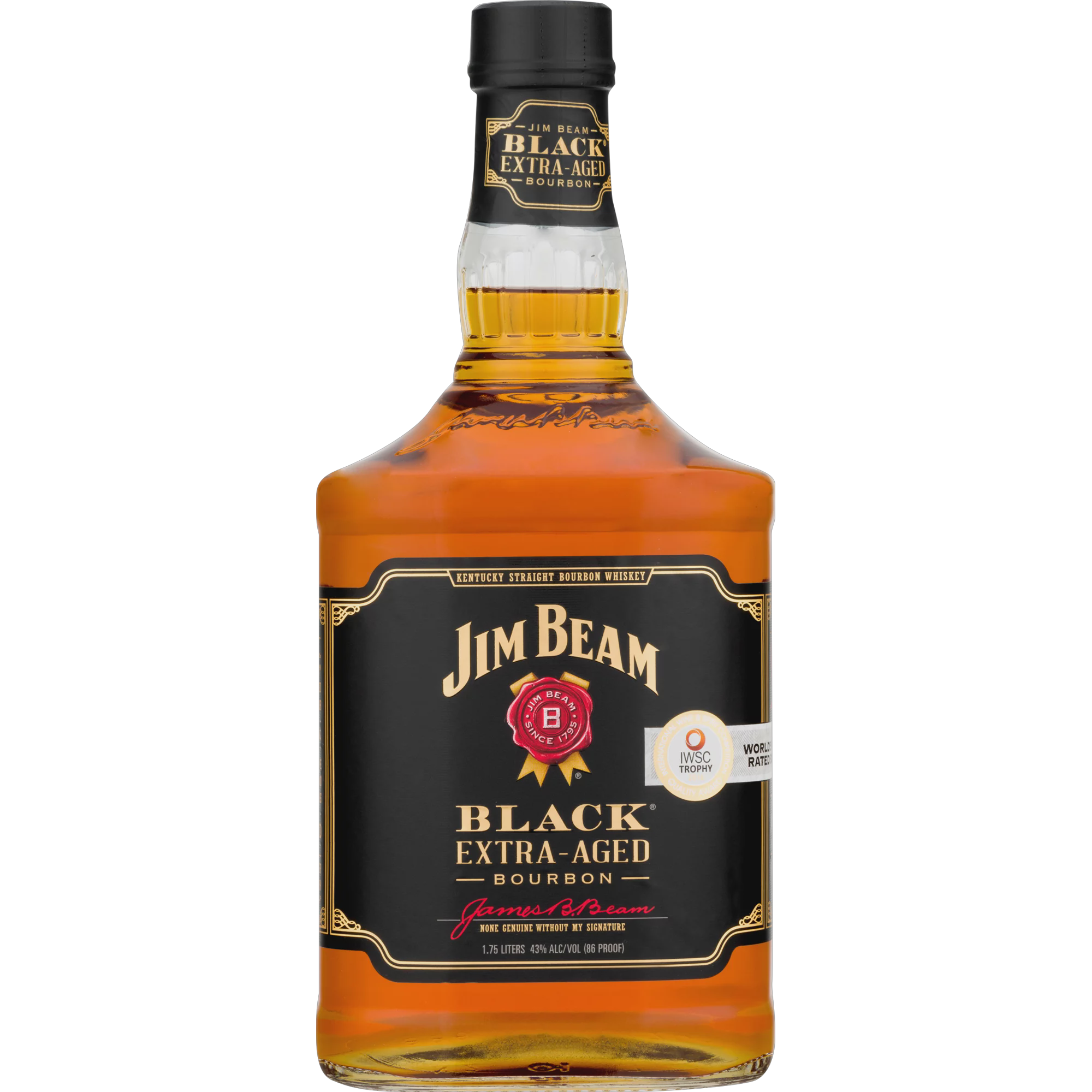 Jim Beam Black Bourbon Whiskey, 750 mL