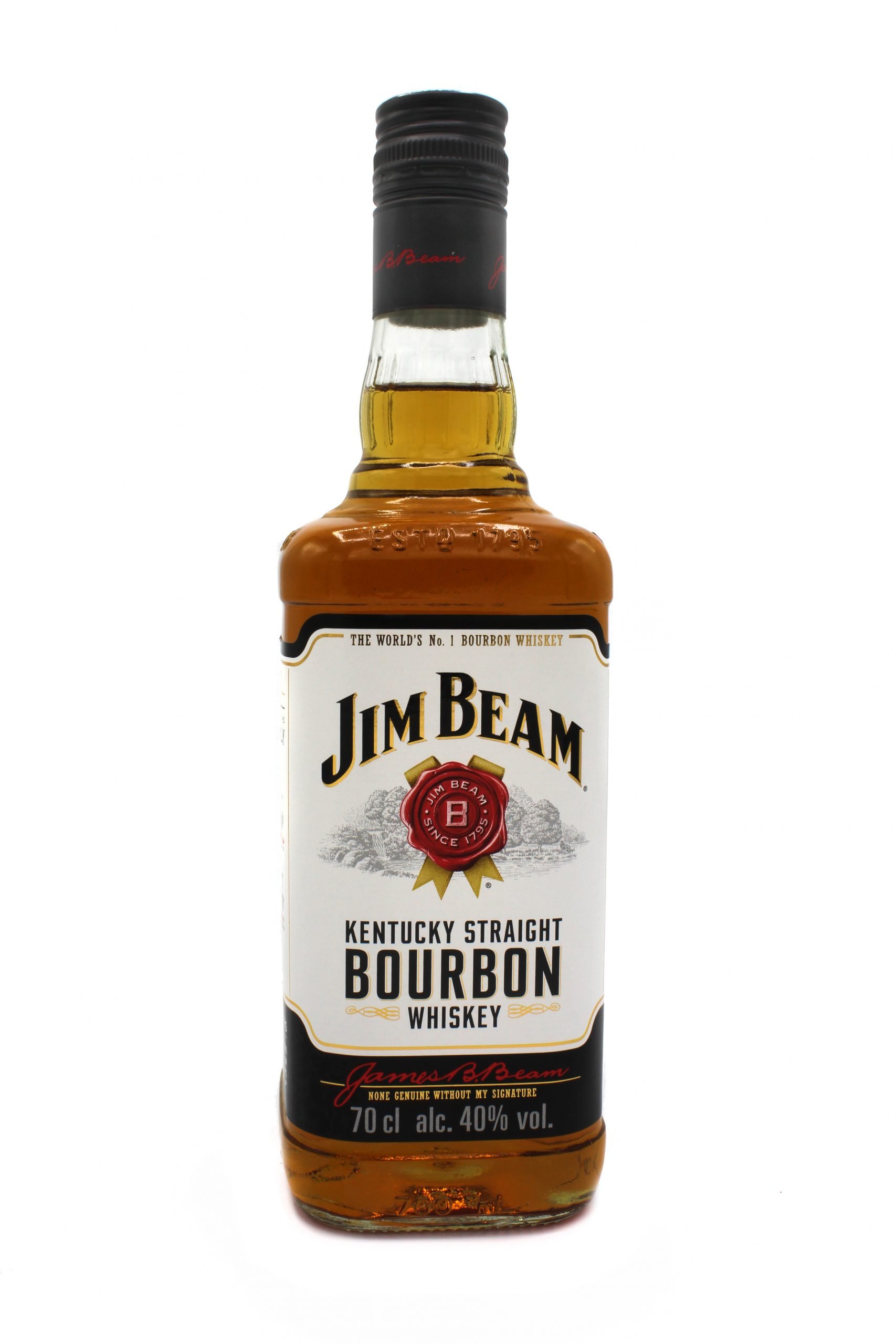 Jim Beam White Label Bourbon Whisky 70cl