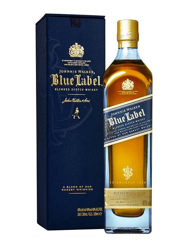 Johnnie Walker Blue Label Blended Scotch Whisky 200mL  The Drink Society