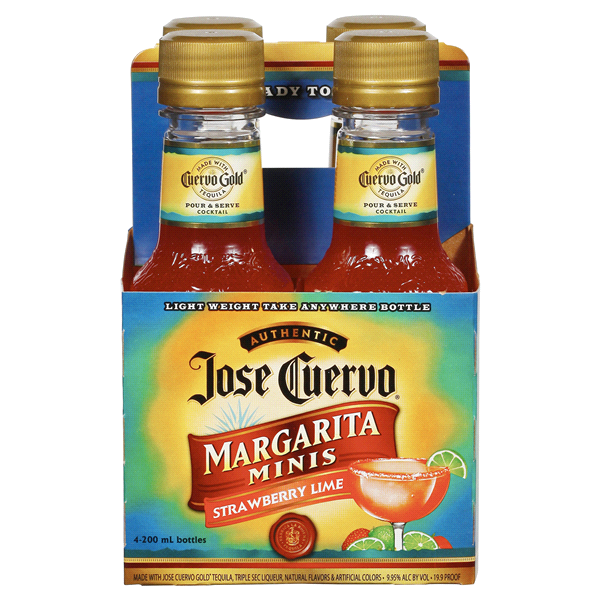 jose cuervo strawberry margarita mix ingredients