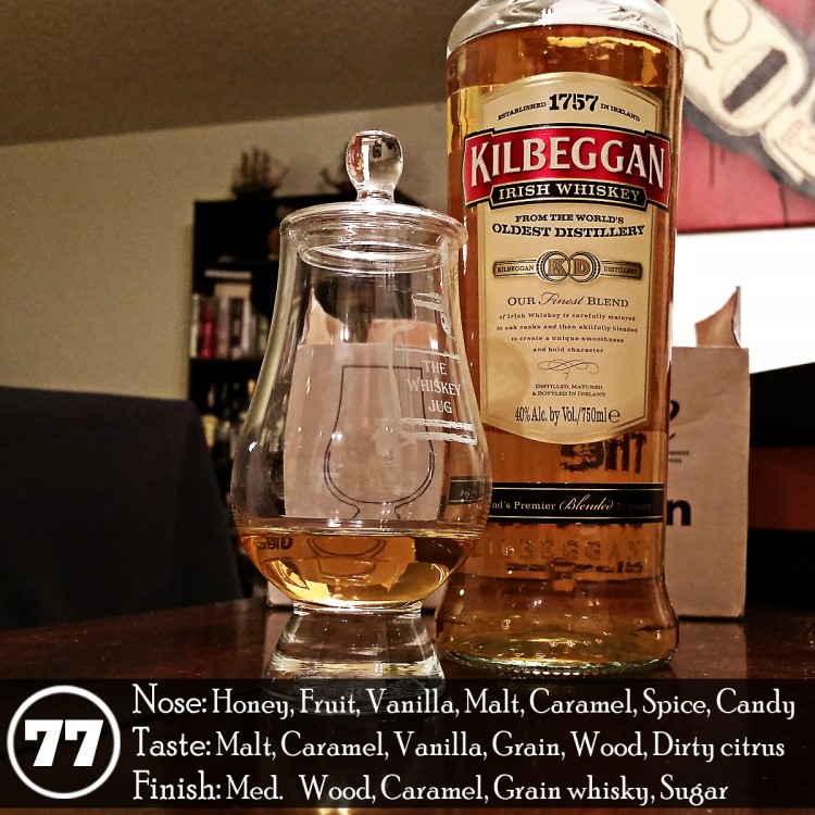 Kilbeggan Blended Irish Whiskey Review