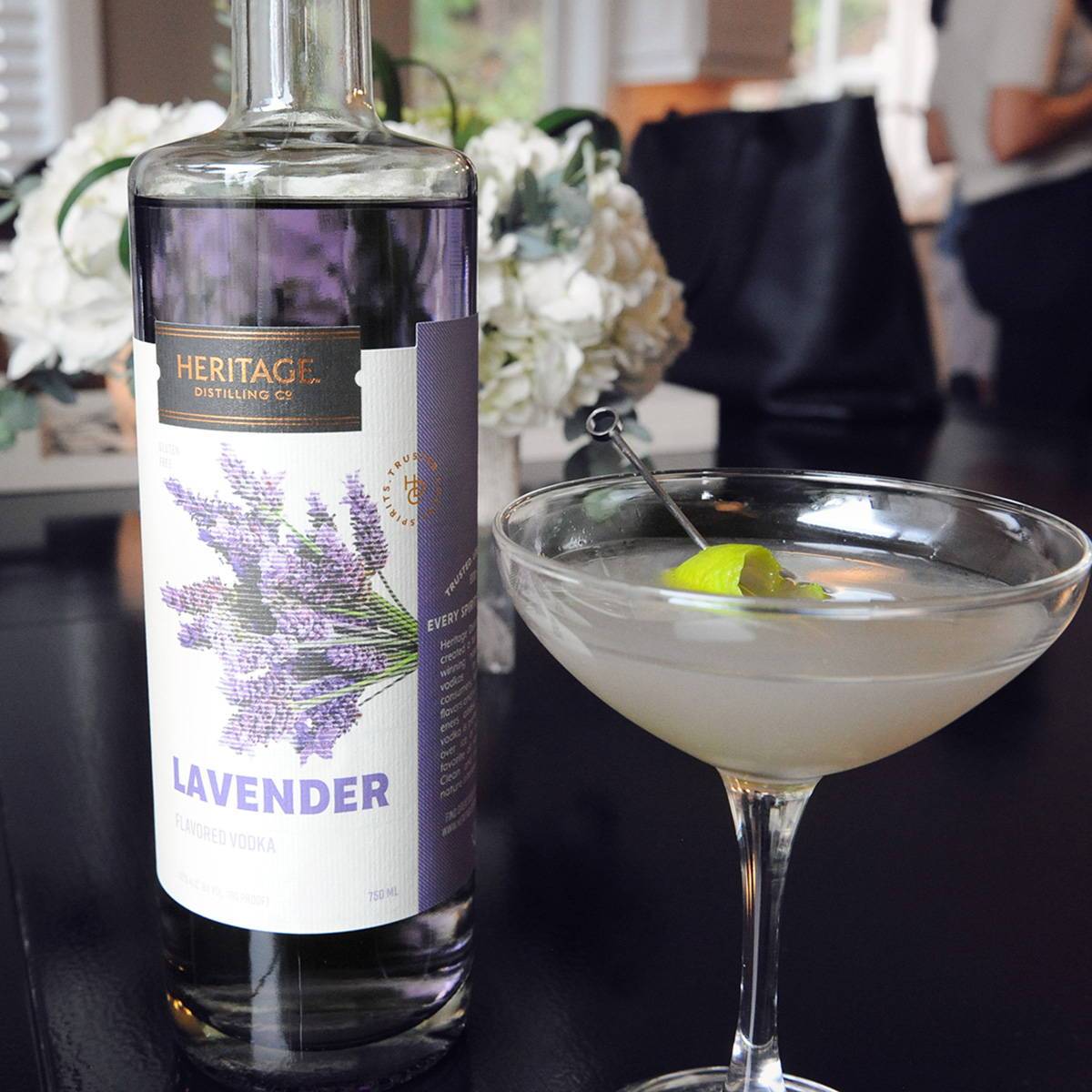 Lavender Creme Vodka Cocktail