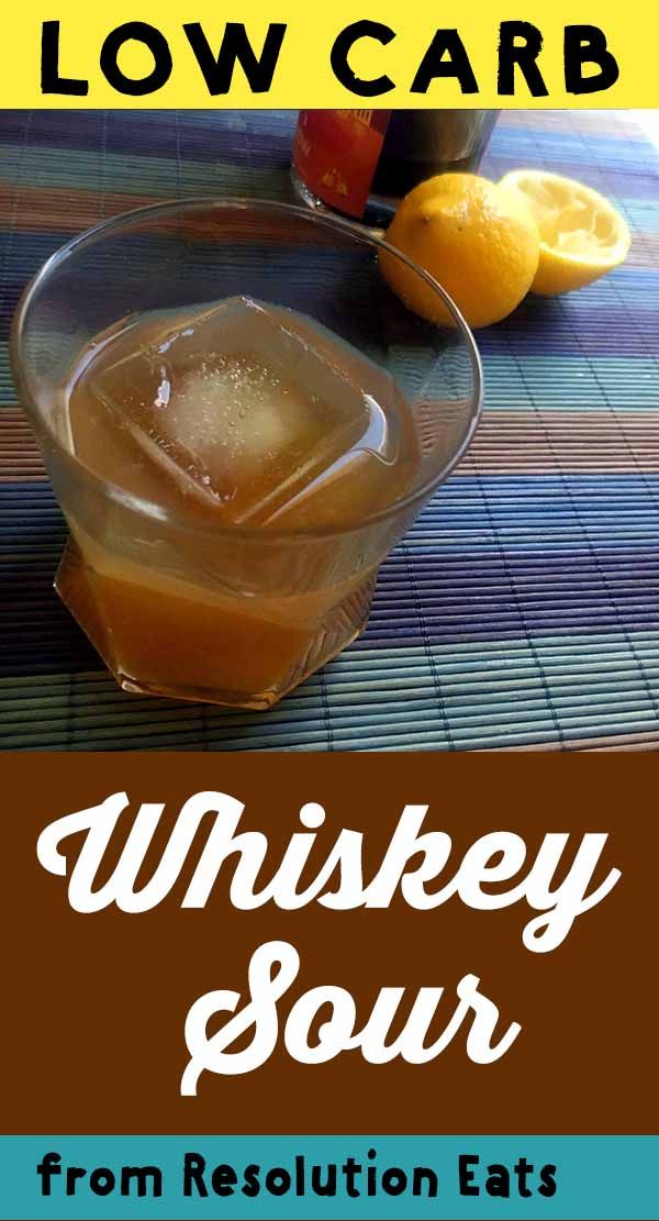 Low Carb Keto Whiskey Sour Recipe