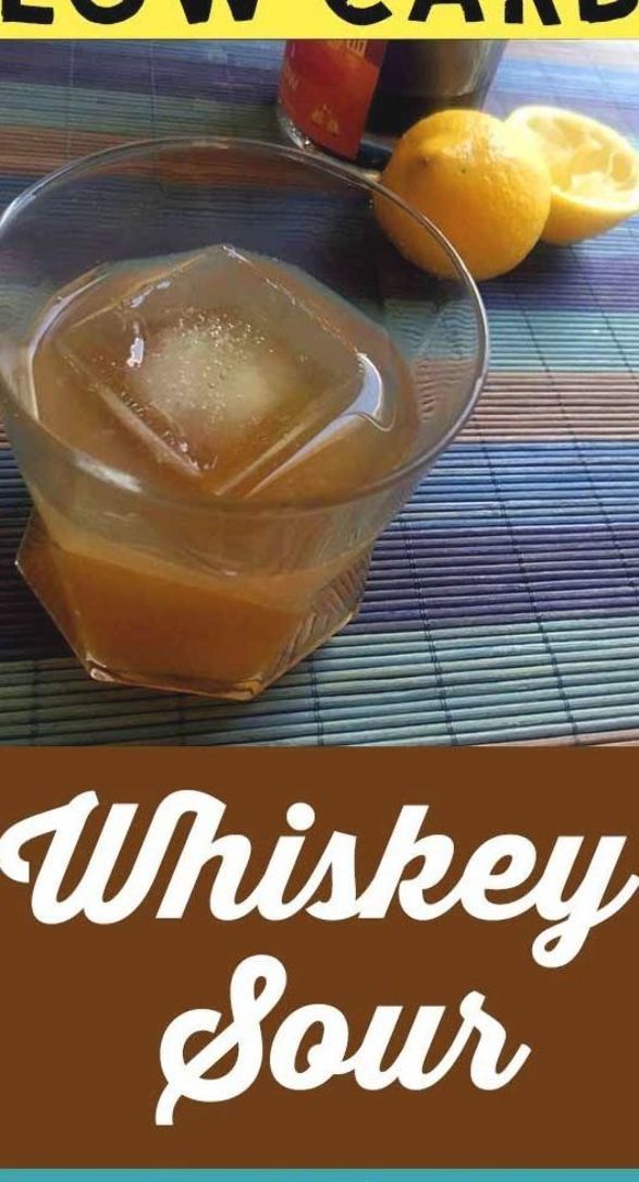 Low Carb Keto Whiskey Sours