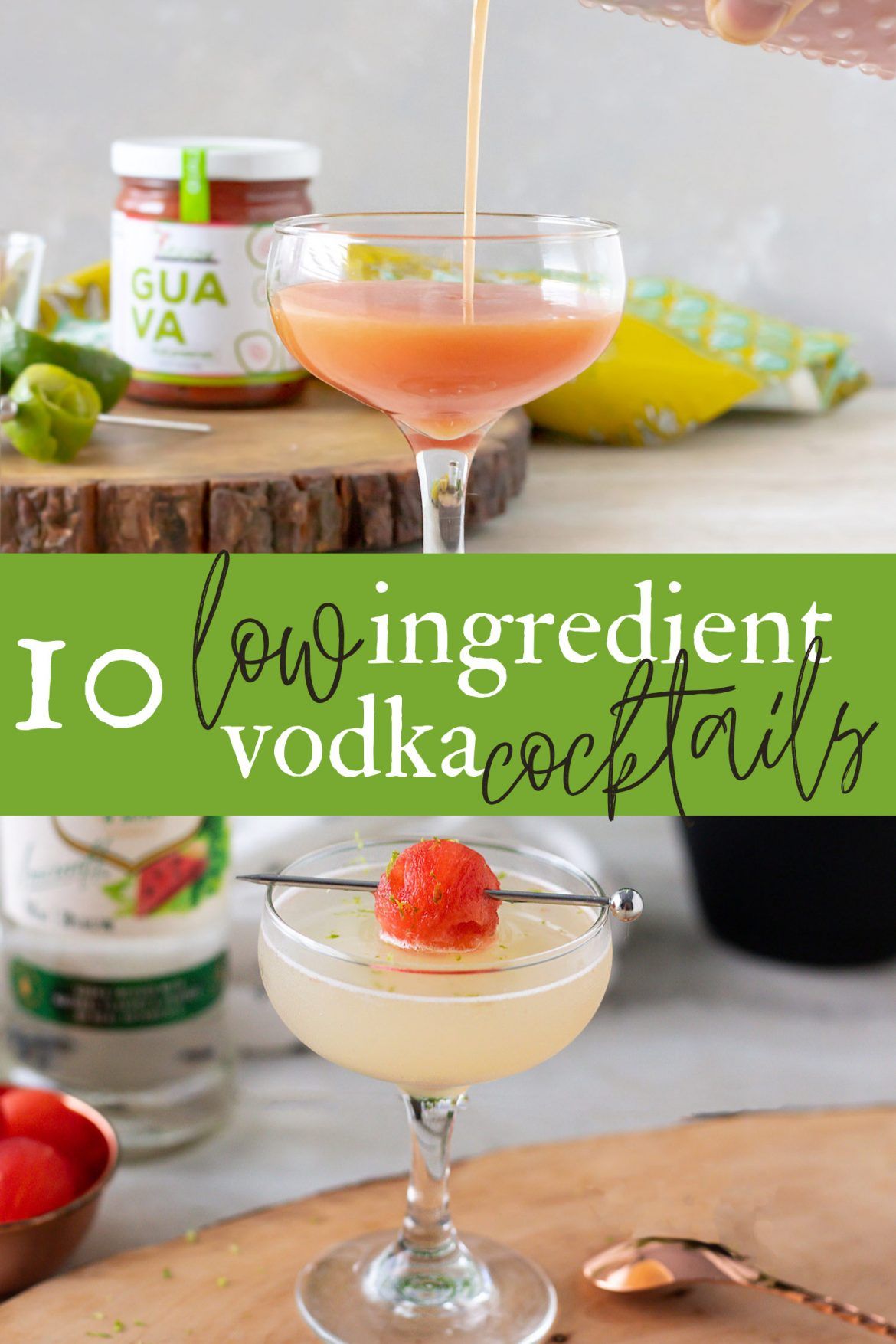 Low Ingredient Vodka Cocktails