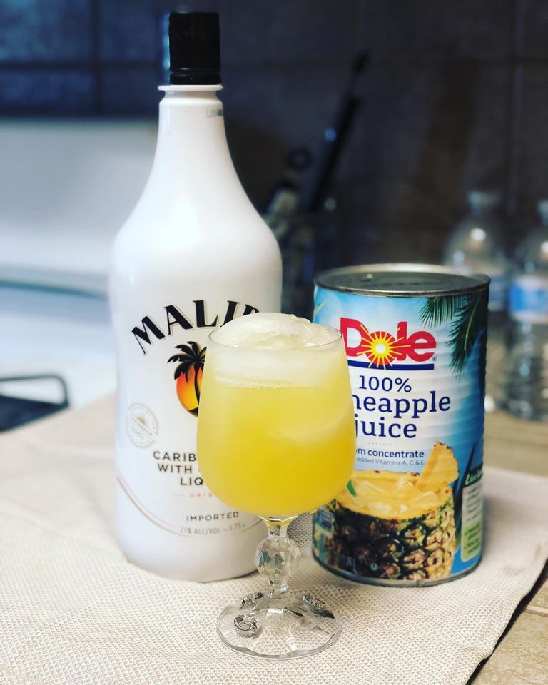 Make A Tasty Cocktail In An Instant With Malibu Rum And Pineapple Juice ...