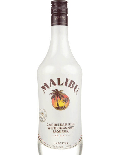 Malibu Caribbean Rum With Coconut Drinks