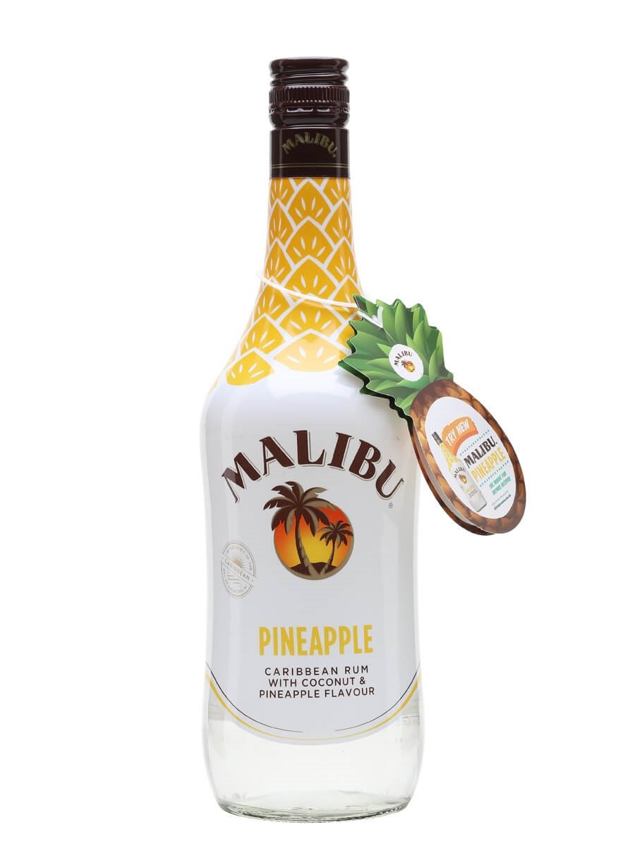 Malibu Pineapple White Rum Liqueur : The Whisky Exchange