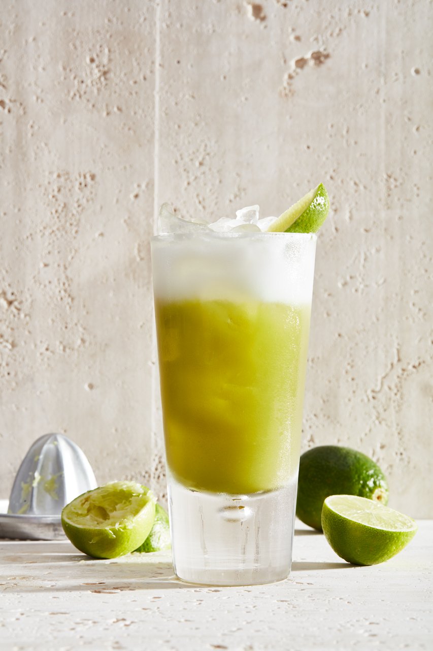Matcha Lime Coconut Milk Vodka Cocktail