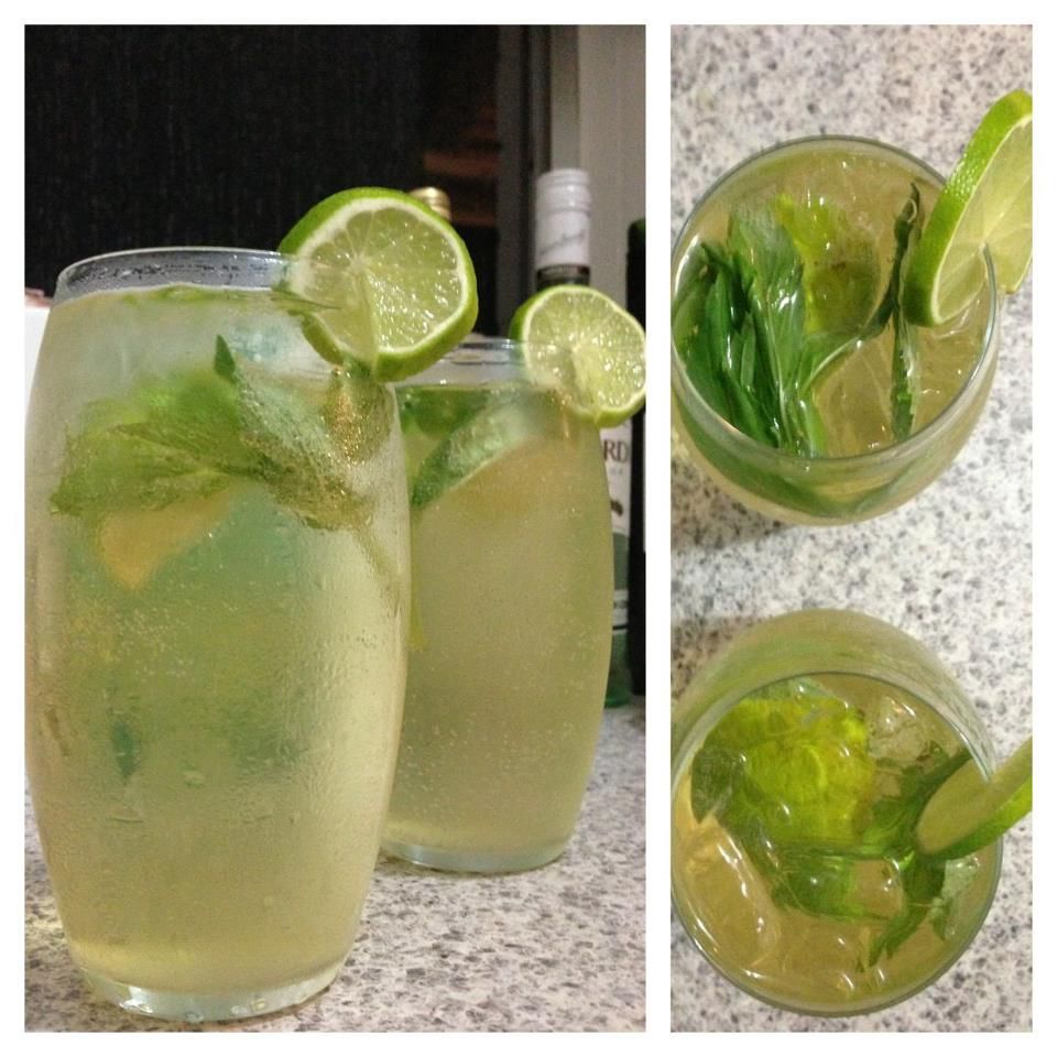 Mojito. Cuban Classic. White rum, lime juice, mint, soda water &  caster ...