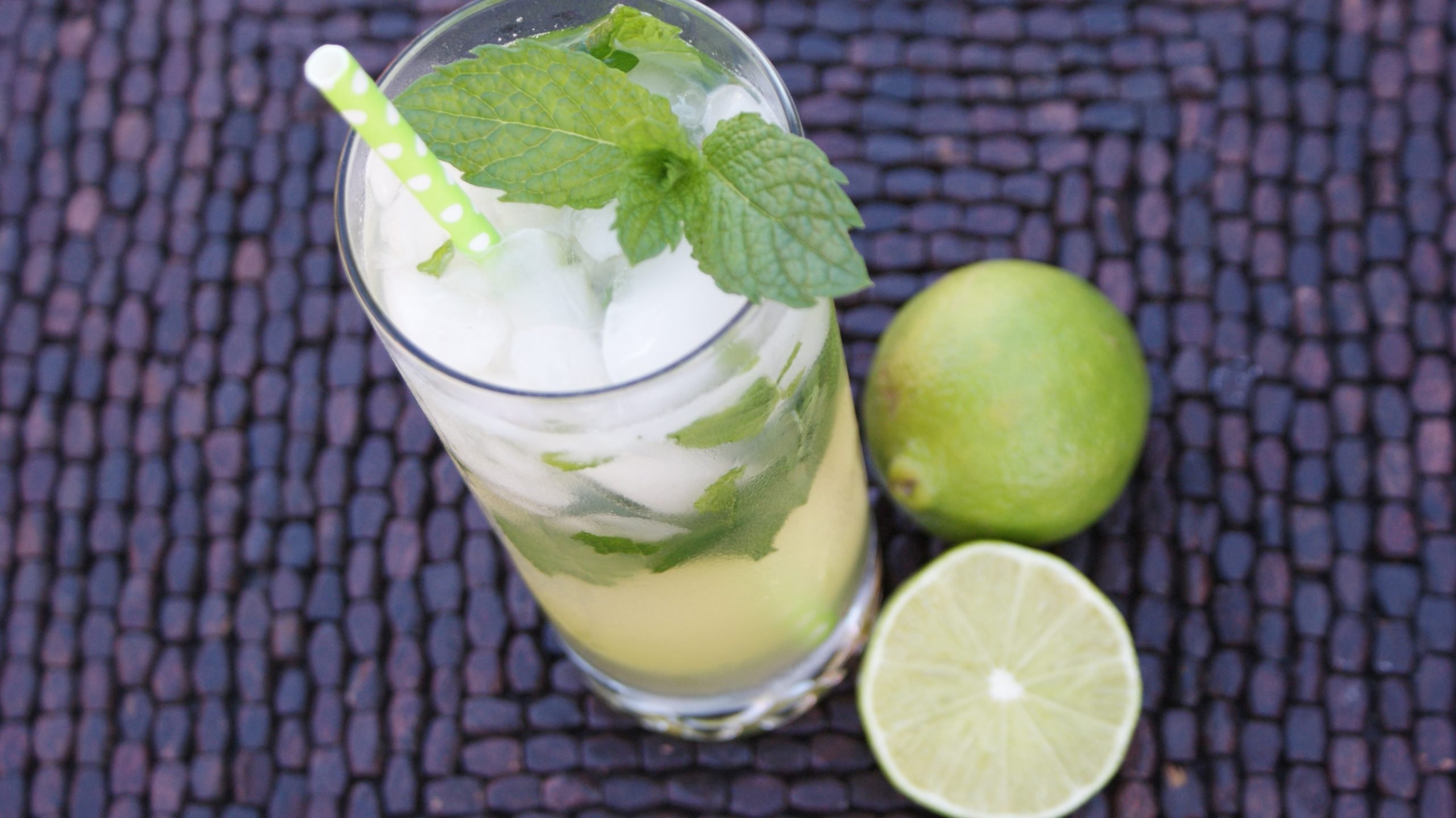 Mojito with Honey Simple Syrup