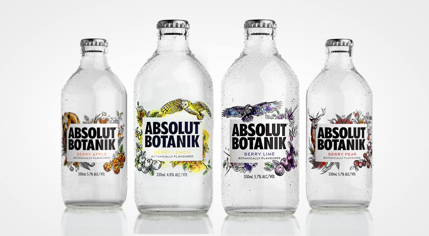 Package Design for Absolut Botanik by Bold Inc.  BP&O