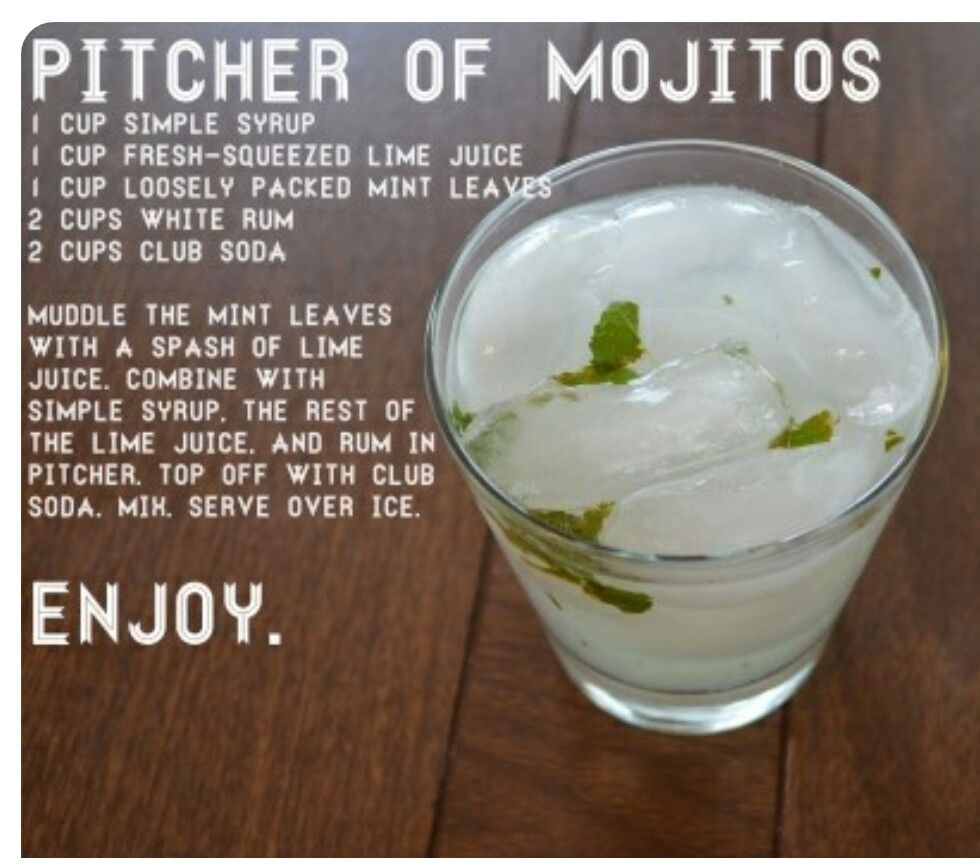 Pitcher of Mojitos