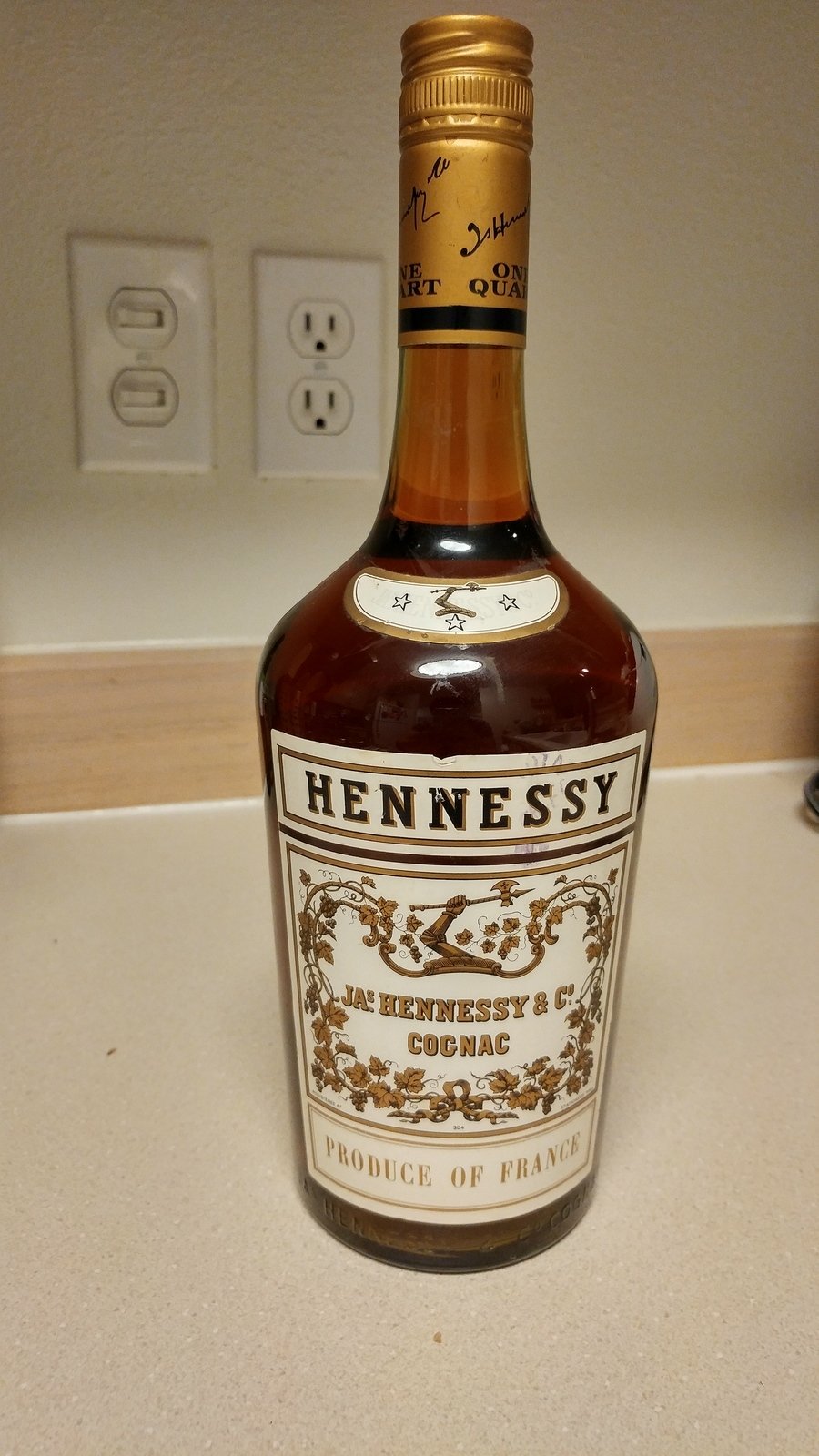 Please Date This Bottle Of Hennessy Cognac.