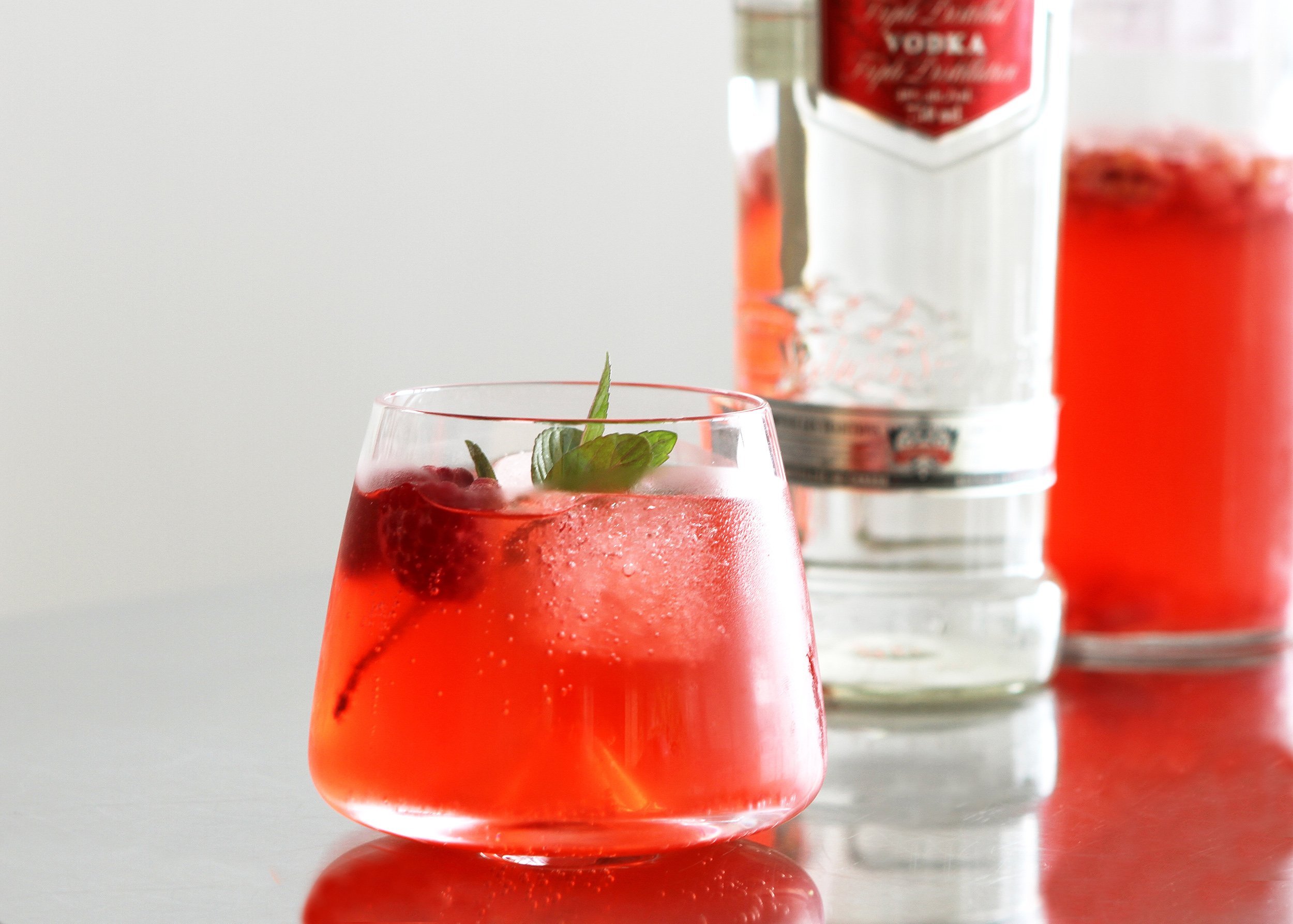 Raspberry Vodka Cocktail