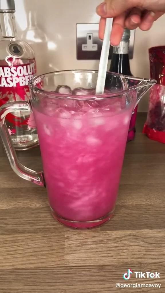Raspberry vodka drink mix [Video]