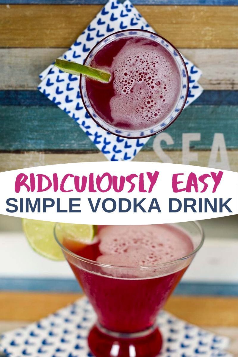 Ridiculously Easy Simple Vodka Drink