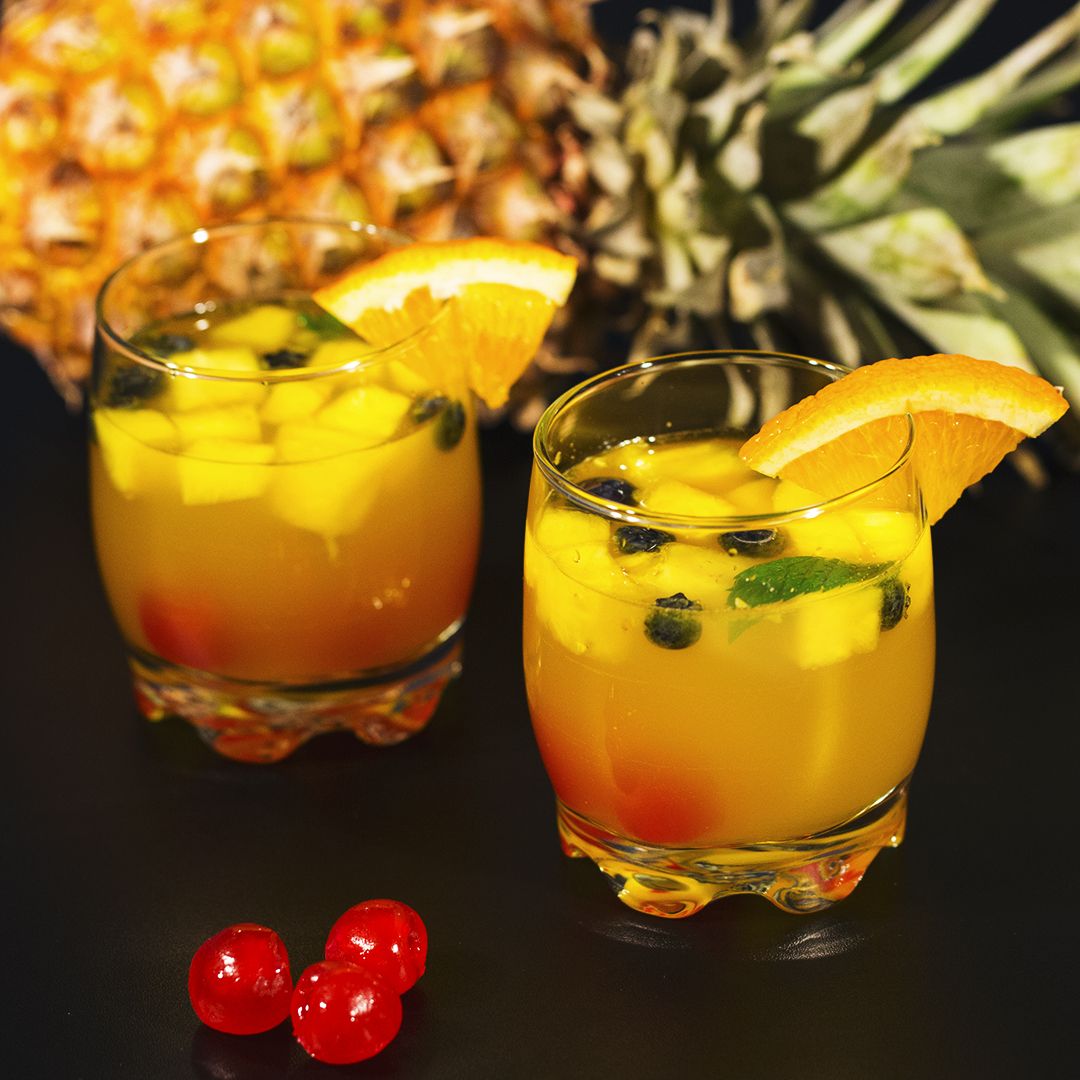 Rum and Pineapple Cocktail