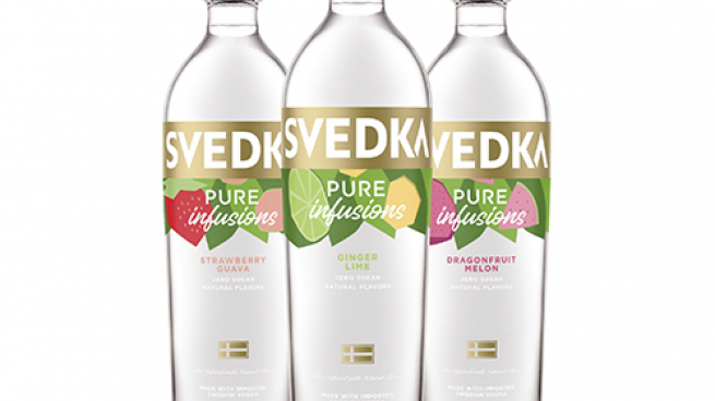 Svedka Pure Infusions feature natural flavors
