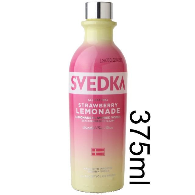 Svedka Strawberry Lemonade Flavored Vodka / 375mL ...