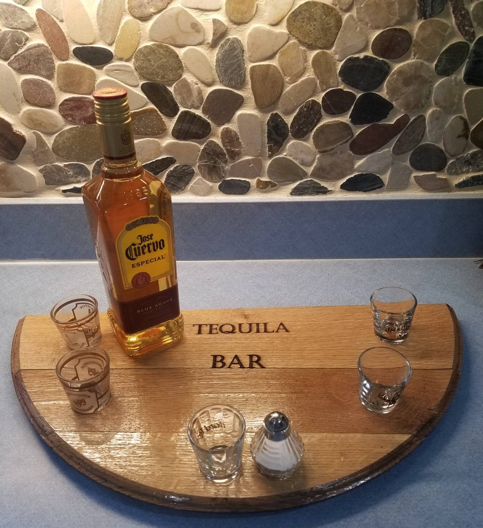 Tequila Serving Tray is made from an Authentic Bourbon ...