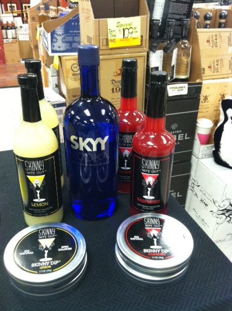 The perfect skinny martinis. 3oz mix with 1oz Skyy....just 80
